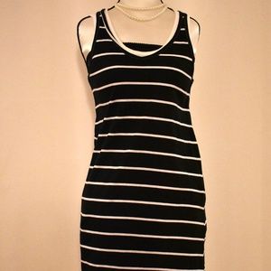 So Kids Black and White Stripe Dress-Size 16